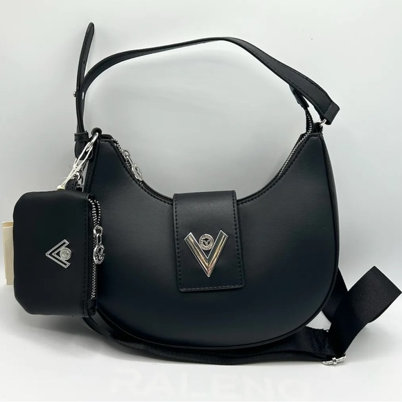 Valentino Orlandi Handbags - Valentino Orlandi crescent leather Purse and Pouch